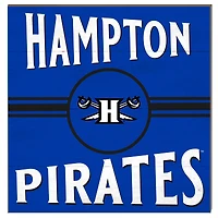 Hampton Pirates 10'' x 10'' Retro Team Sign