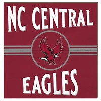 North Carolina Central Eagles 10'' x 10'' Retro Team Sign