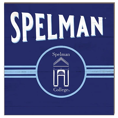 Spelman College Jaguars 10'' x 10'' Retro Team Sign