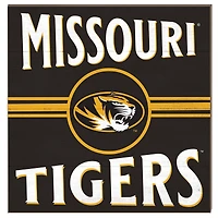 Missouri Tigers 10'' x 10'' Retro Team Sign