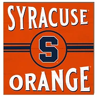 Syracuse Orange 10'' x 10'' Retro Team Sign