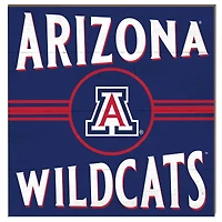Arizona Wildcats 10'' x 10'' Retro Team Sign