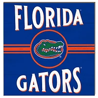 Florida Gators 10'' x 10'' Retro Team Sign