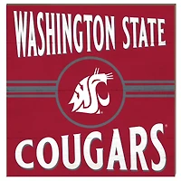 Washington State Cougars 10'' x 10'' Retro Team Sign