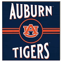 Auburn Tigers 10'' x 10'' Retro Team Sign