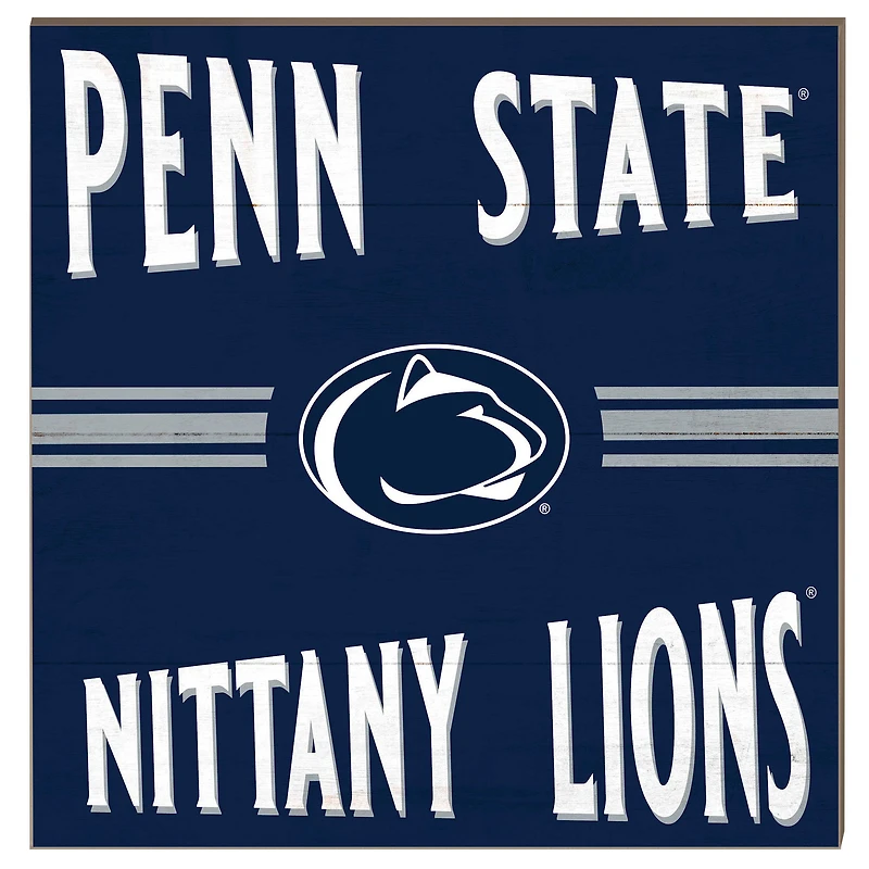 Penn State Nittany Lions 10'' x 10'' Retro Team Sign
