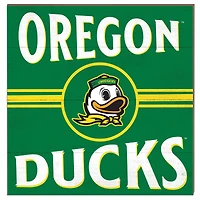 Oregon Ducks 10'' x 10'' Retro Team Sign
