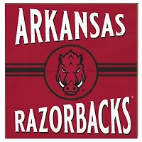 Arkansas Razorbacks 10'' x 10'' Retro Team Sign