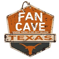 Texas Longhorns Fan Cave Badge Sign