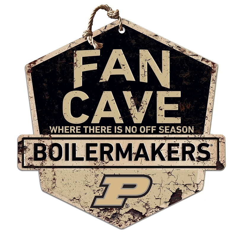 Purdue Boilermakers Fan Cave Badge Sign