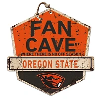 Oregon State Beavers Fan Cave Badge Sign