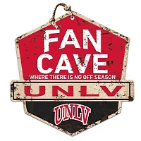 UNLV Rebels Fan Cave Badge Sign