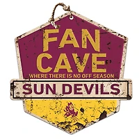 Arizona State Sun Devils Fan Cave Badge Sign