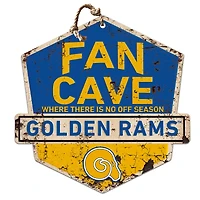 Albany State Golden Rams Fan Cave Badge Sign