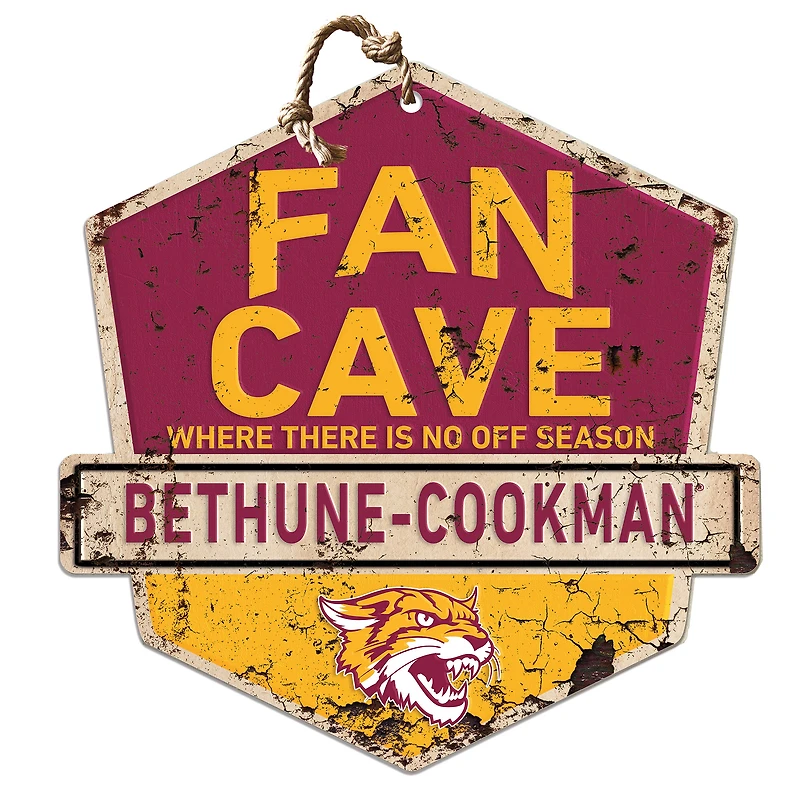 Bethune-Cookman Wildcats Fan Cave Badge Sign