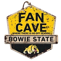 Bowie State Bulldogs Fan Cave Badge Sign