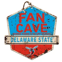 Delaware State Hornets Fan Cave Badge Sign