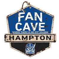 Hampton Pirates Fan Cave Badge Sign
