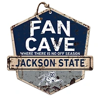 Jackson State Tigers Fan Cave Badge Sign