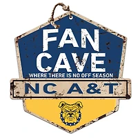 North Carolina A&T Aggies Fan Cave Badge Sign