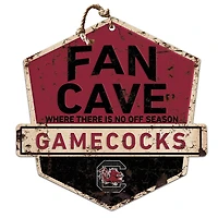 South Carolina Gamecocks Fan Cave Badge Sign