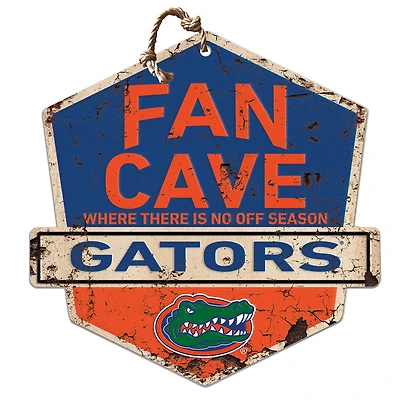 Florida Gators Fan Cave Badge Sign