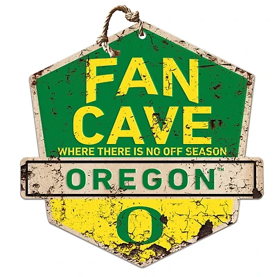 Oregon Ducks Fan Cave Badge Sign