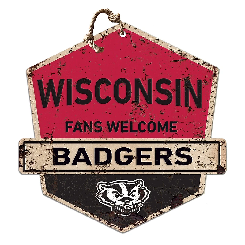 Wisconsin Badgers Fans Welcome Sign