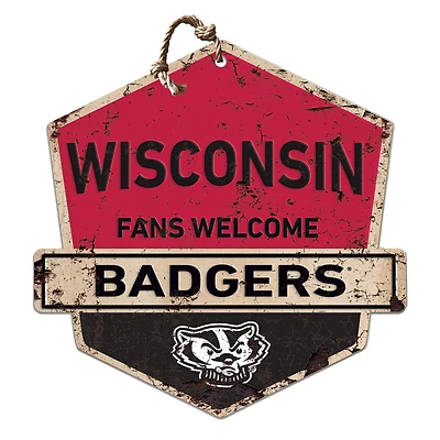 Wisconsin Badgers Fans Welcome Sign