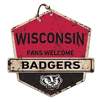 Wisconsin Badgers Fans Welcome Sign