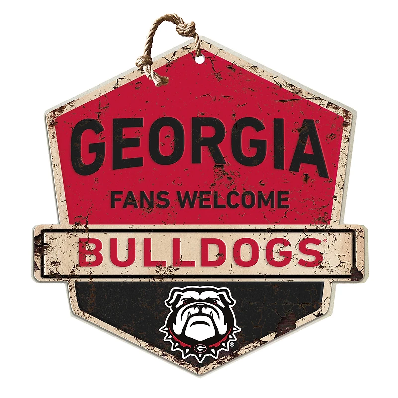 Georgia Bulldogs Fans Welcome Sign