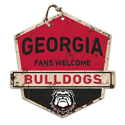 Georgia Bulldogs Fans Welcome Sign