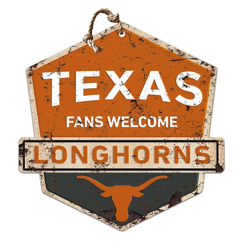 Texas Longhorns Fans Welcome Sign