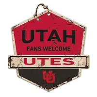 Utah Utes Fans Welcome Sign