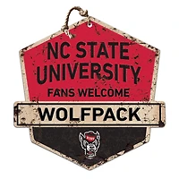 NC State Wolfpack Fans Welcome Sign
