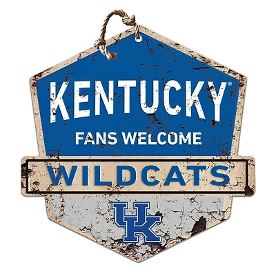 Kentucky Wildcats Fans Welcome Sign