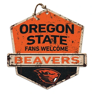 Oregon State Beavers Fans Welcome Sign