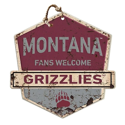 Montana Grizzlies Fans Welcome Sign