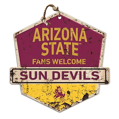 Arizona State Sun Devils Fans Welcome Sign