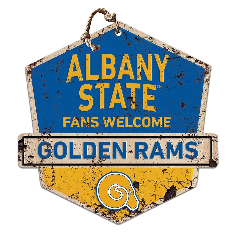 Albany State Golden Rams Fans Welcome Sign