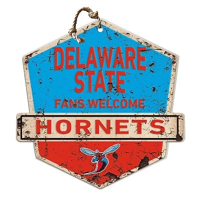 Delaware State Hornets Fans Welcome Sign