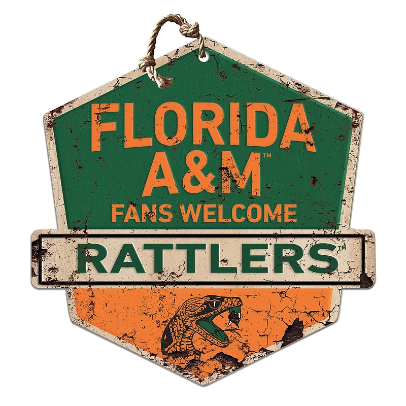 Florida A&M Rattlers Fans Welcome Sign
