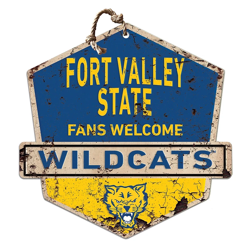 Fort Valley State Wildcats Fans Welcome Sign
