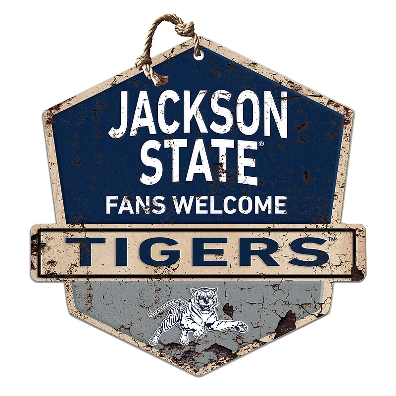 Jackson State Tigers Fans Welcome Sign