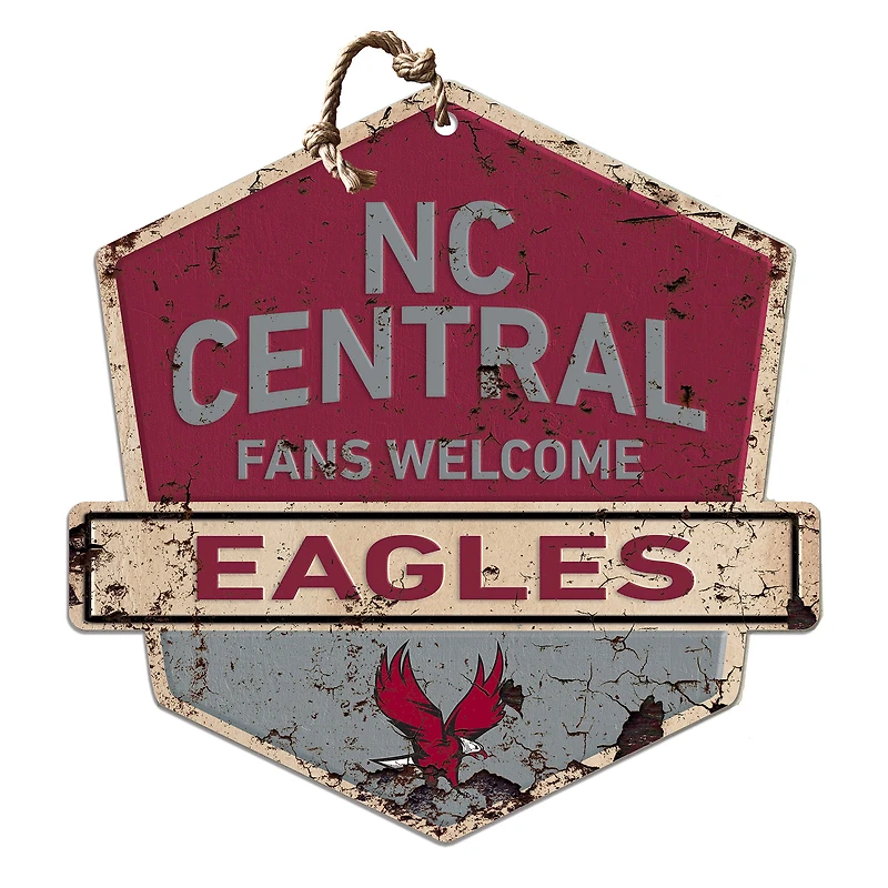 North Carolina Central Eagles Fans Welcome Sign