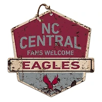 North Carolina Central Eagles Fans Welcome Sign