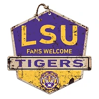 LSU Tigers Fans Welcome Sign