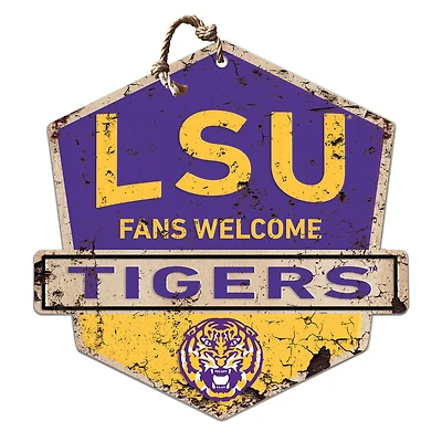 LSU Tigers Fans Welcome Sign