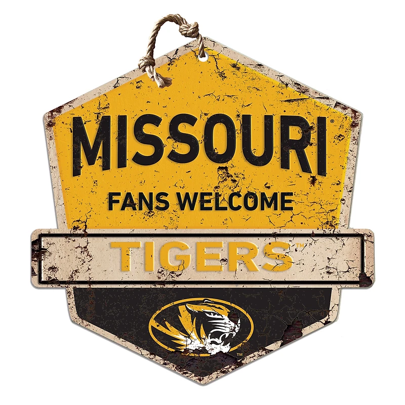Missouri Tigers Fans Welcome Sign