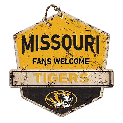 Missouri Tigers Fans Welcome Sign